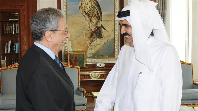 عمرو موسى ناعيًا الشيخ حمد: فقدنا قائدًا عظميا ترك إرثًا تاريخيًا للوطن العربي