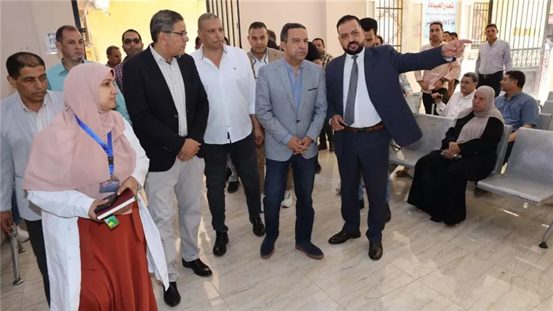  محافظ المنوفية يفتتح  المجمع الطبي الشامل بسنتريس كعيادات شاملة