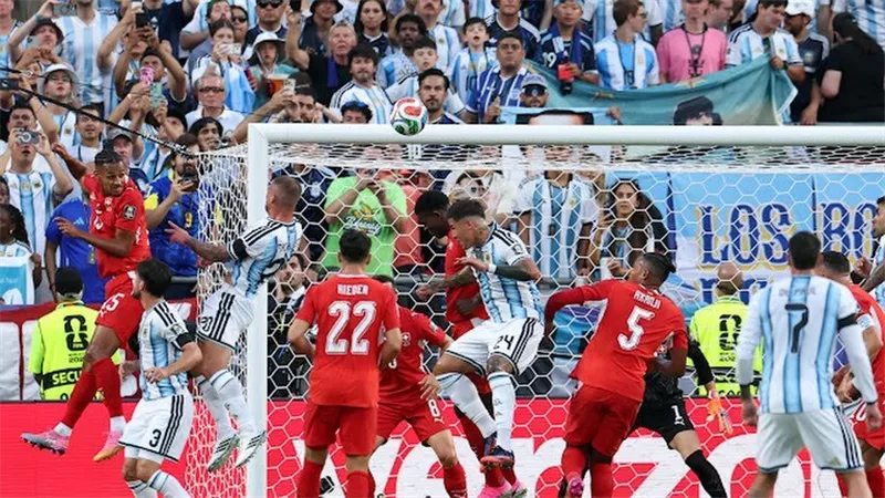 أهداف وملخص مباراة الأرجنتين وسويسرا الشوط الأول في كأس العالم 2026