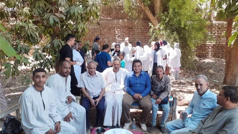 جامعة قنا تنظم قافلة بيطرية وزراعية بقرية القلمينا بمركز الوقف