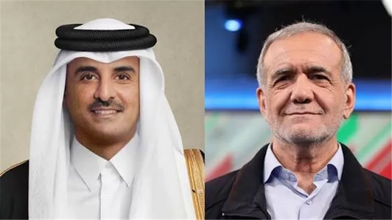 الرئاسة الإيرانية: بزشكيان يعزي أمير قطر في وفاة والده الشيخ حمد بن خليفة