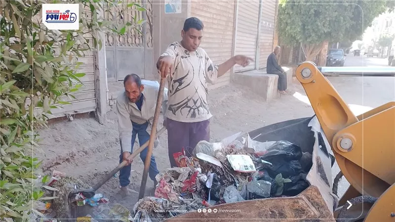 حملات مكثفة للنظافة ورفع الإشغالات وتحسين المظهر الحضاري بسنورس وإطسا والصديق