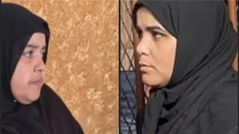 في أول لقاء بينهما.. نظرات بين المتهمة ووالدة“عروس بورسعيد”:مش انا اللي قتلتها