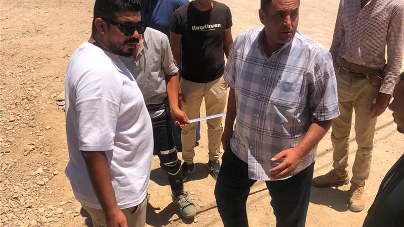 رئيس حي الجناين بالسويس يتابع أعمال تطوير طريق الحجاج ويؤكد سرعة الإنجاز 