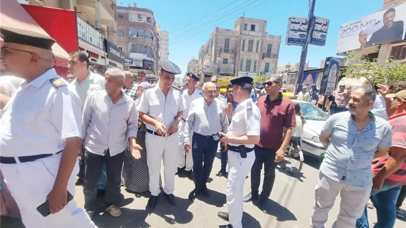 رفع 875 حالة إشغال بحملة بمدينة إيتاي البارود بالبحيرة