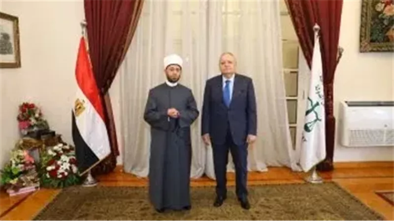 رئيس مجلس الدولة يستقبل وزير الأوقاف لتهنئته بتولّي المنصب رسميًا