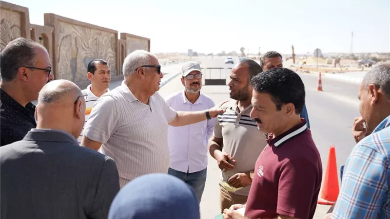 محافظ مطروح يتابع أعمال النظافة ورفع أعمال الكفاءة استعدادًا لاستقبال الزائرين