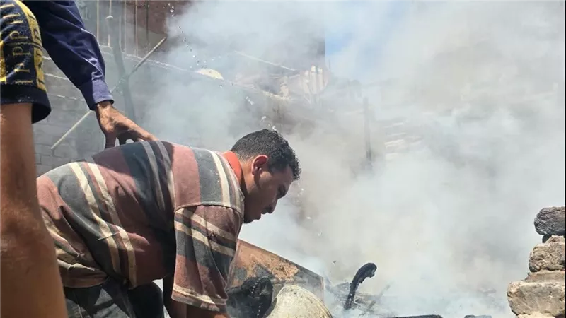 السيطرة على حريق أعلى سطح منزل بشبرا الخيمة دون خسائر في الأرواح