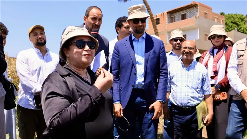 وزارة التضامن تتابع بالمنيا تنفيذ مشروع تمكين المجتمعات الريفية والأمن الغذائي