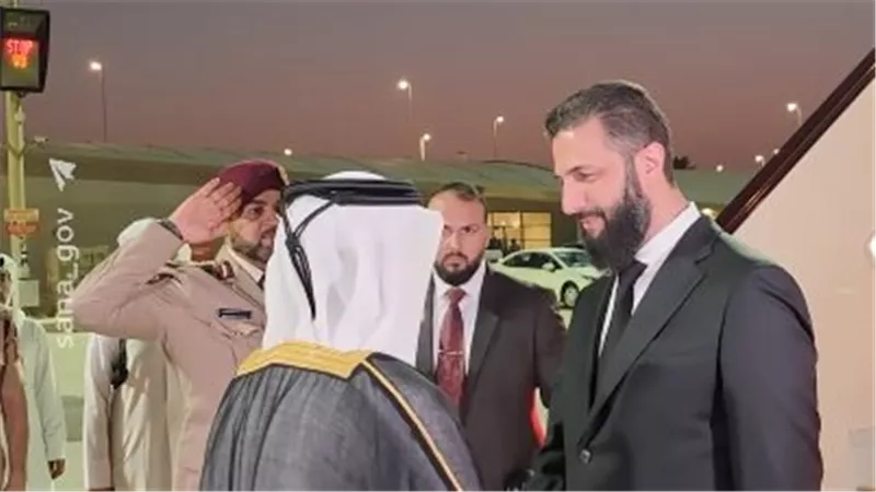 أحمد الشرع ووزراء سوريين يعزون أمير قطر في وفاة الشيخ حمد بن خليفة بالدوحة