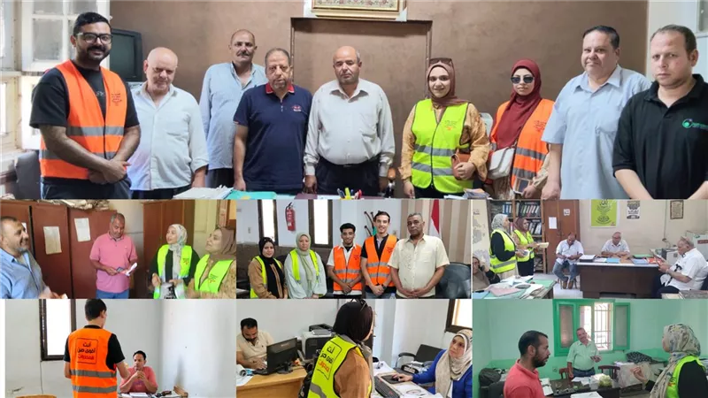مكافحة وعلاج الإدمان يواصل حملاته التوعوية بمديريات بنى سويف الخدمية |صور