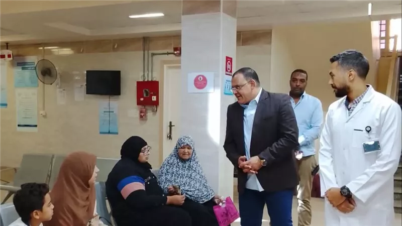  الرعاية الصحية : جولة ميدانية لمتابعة سير العمل بوحدة شمال الحرية ببورسعيد