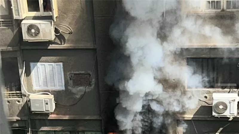 السيطرة على حريق غرفة نوم داخل شقة سكنية بمصر القديمة