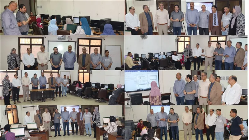 نائب محافظ بني سويف يتفقد انتظام دورات التحول الرقمي والذكاء الاصطناعي