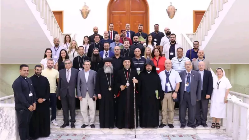 البطريرك الأنبا إبراهيم إسحق يستقبل رابطة المعاهد اللاهوتية بالشرق الأوسط