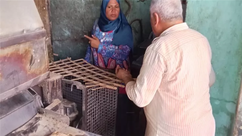 ضبط مخبزين استوليا على أكثر من 26 طن دقيق مدعم وتحرير 72 مخالفة تموينية بالإسم