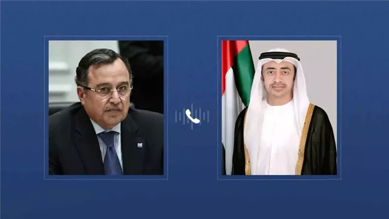 وزير الخارجية الإماراتي يهنئ نبيل فهمي بمنصب أمين جامعة الدول العربية 