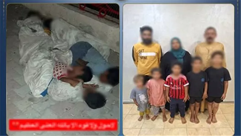 بعد صورة الأطفال النائمين بالطريق.. الداخلية تضبط المتورطين
