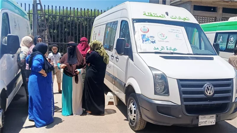 محافظ الدقهلية: يتابع استفادة 1333 مواطن من القافلة الطبية المجانية ببلقاس