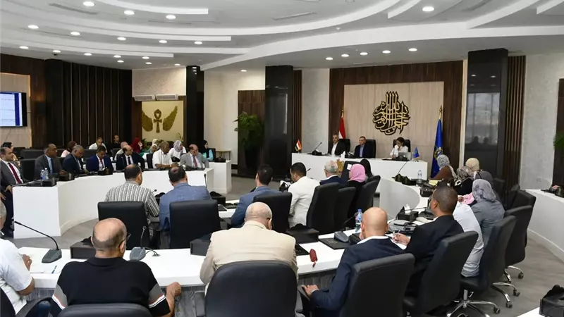 محافظ أسوان يترأس مائدة مستديرة لتعزيز كفاءة برامج الحماية الاجتماعية 