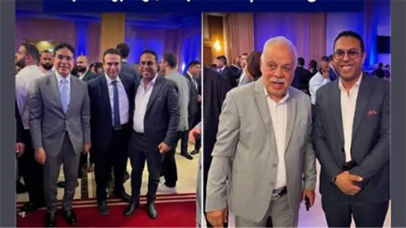 بحضور أشرف زكي وأحمد حسن.. لقطات من احتفال النائب أحمد عبد الجواد بزفاف ابنته