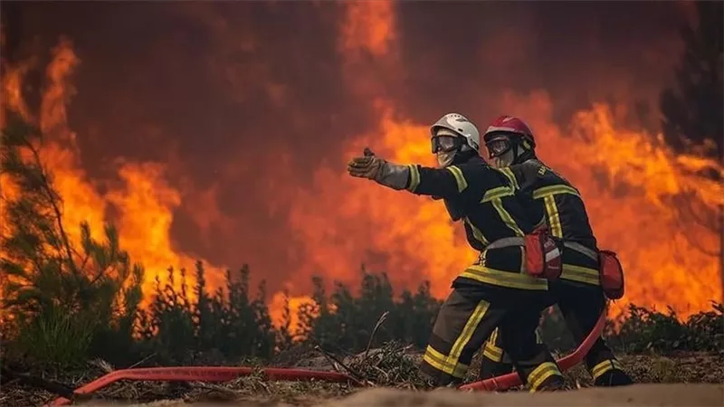 الدخان يغزو سماء أوروبا.. خبير مناخ يكشف أسباب اتساع حرائق الغابات في فرنسا وإسبانيا 