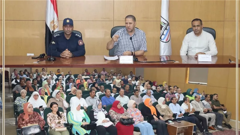 ورشة عمل ببني سويف لرفع الوعي بمخاطر الحرائق وطرق الإخلاء الآمن