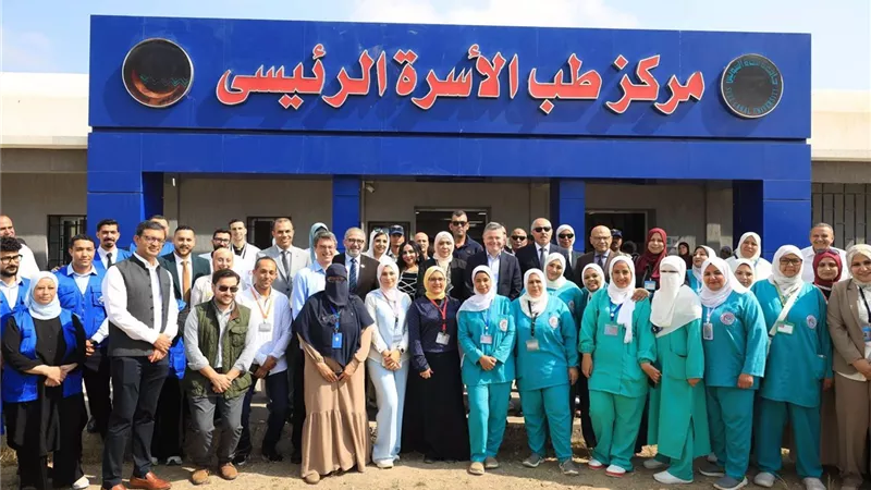 وفد رفيع المستوى من البنك الدولي يزور مركز طب الأسرة الرئيسي بجامعة قناة السويس