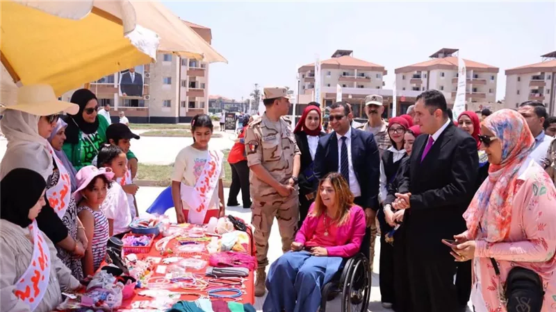 محافظ دمياط يفتتح معرض منتجات الأشخاص ذوي الإعاقة لتعزيز التمكين الاقتصادي