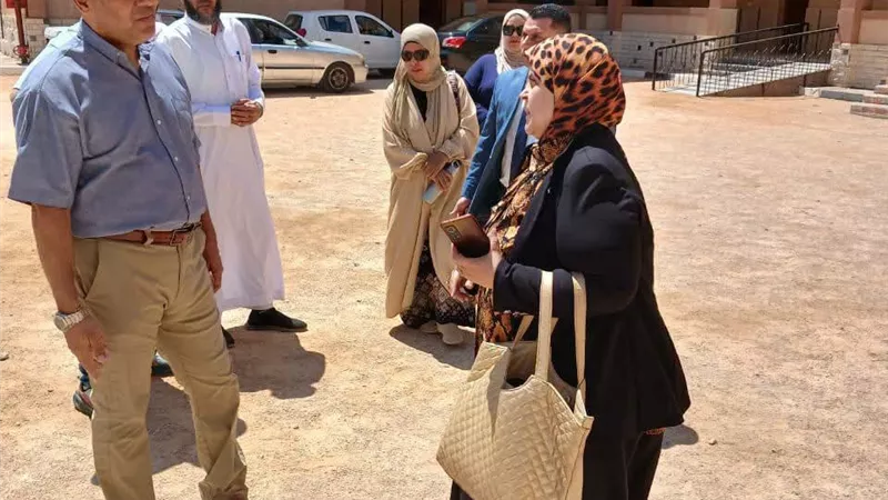 منطقة السويس الأزهرية تتسلم معهد بنين الجناين الإعدادي الثانوي بعد الانشاء