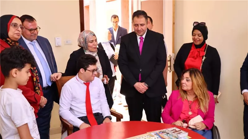 محافظ دمياط والمجلس القومي يتفقدان مركز رحمة لدعم وتأهيل الأشخاص ذوي الإعاقة 
