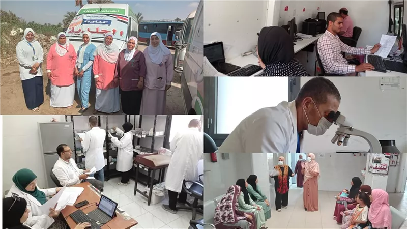قافلة طبية تقدم أكثر من 2300 خدمة لأهالي علي زيدان بناصر بنى سويف |تفاصيل