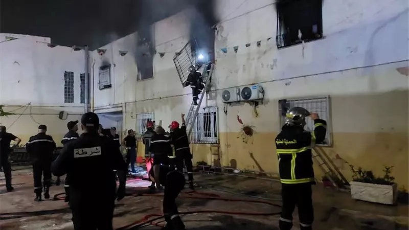 رويترز: شرارة مكيف هواء تسبب حريق بدار أيتام في الجزائر