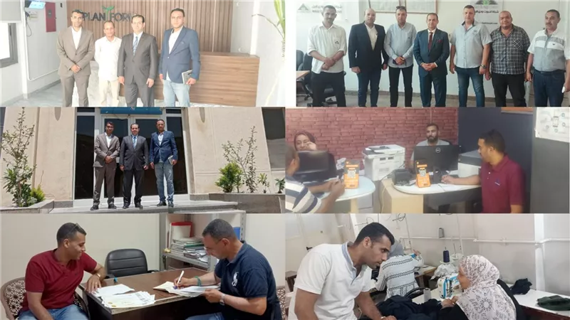تحرير 37 محضر نتائج 57 زيارة تفتيشية لعمل بنى سويف  |تفاصيل