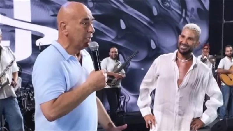 أحمد سعد لـ زوجة حسام حسن : كنت بعرف نتائج ماتشات المنتخب منك|فيديو