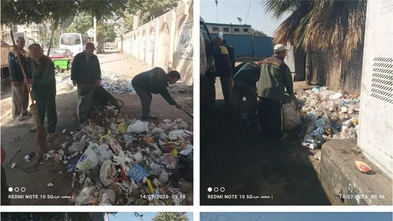 الجيزة تواصل إزالة الإشغالات وفض المظاهر العشوائية استجابة لشكاوى المواطنين