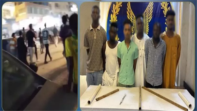 القبض على 6 أشخاص بعد مشاجرة بالعصي الخشبية في السلام أول