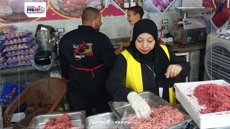 ضبط 207 كيلو لحوم ودواجن وأسماك فاسدة وتحرير 31 محضرًا رقابيًا بالمنيا 