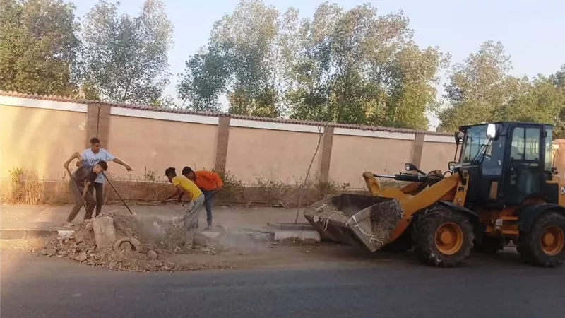 جهود مكثفة لرفع كفاءة الخدمات وتحسين مستوى المرافق بمركز أسوان
