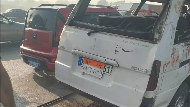 مصرع شخصين وإصابة 23 في حادث تصادم على طريق شبرا بنها الحر بمحافظة القليوبية 