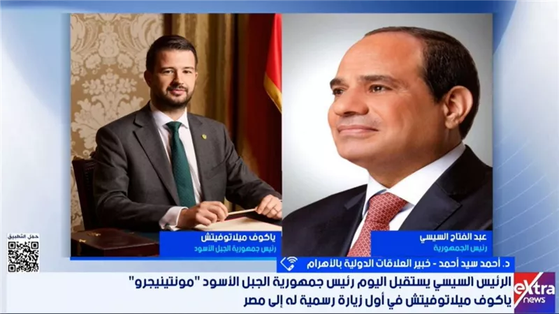 خبير: زيارة رئيس الجبل الأسود تفتح آفاقا جديدة للتعاون مع مصر
