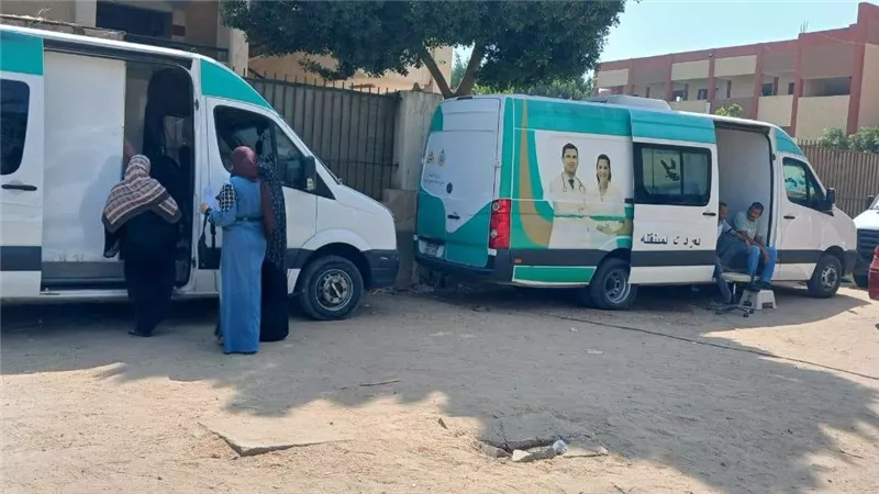 الأنصاري يتابع تنفيذ قافلة طبية مجانية بالقناطرويؤكد استمرار دعم الخدمات الصحية