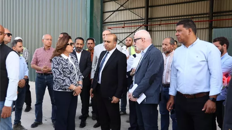 3500 فرصة عمل.. وزيرة التنمية المحلية تتفقد مشروع 