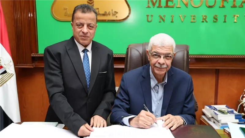 رئيس جامعة المنوفية يعتمد نتيجة بكالوريوس كلية التجارة بنسبة نجاح 88%