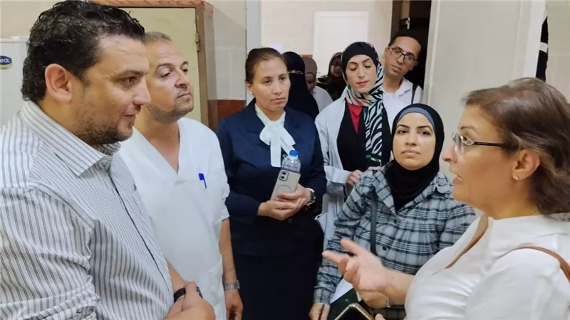 المجلس القومي لحقوق الإنسان يزور مستشفى بنها للصحة النفسية وعلاج الإدمان