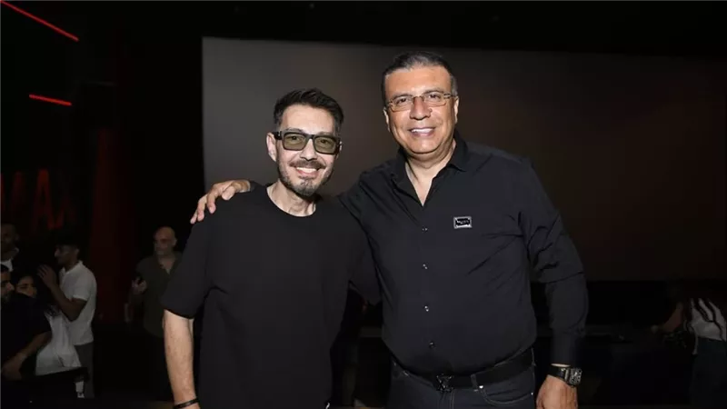 عمرو الليثي وأحمد زاهر يدعمان «خلي بالك من نفسك» في العرض الخاص للفيلم