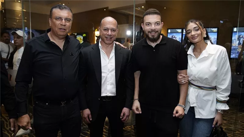 عمرو الليثي يحتفل بنجاح نجله شريف الليثي ويهنئ تامر مرسي على فيلم «خلي بالك على نفسك»