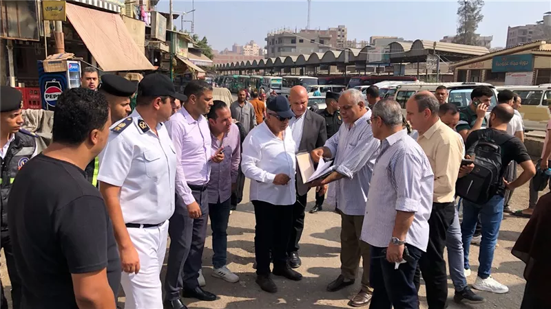 محافظ الدقهلية يتفقد أعمال التطوير الشامل بميدان سندوب بالمنصورة