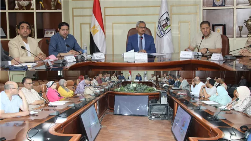 تحرير 5094 عقد تقنين لاراضى أملاك الدولة ببنى سويف|صور