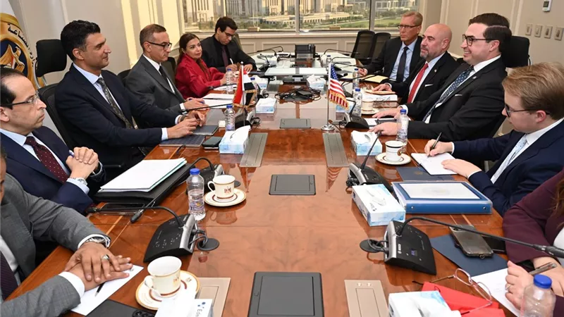 وزير الصناعة يبحث مع مسؤولة أمريكية تعزيز التعاون ونقل التكنولوجيا